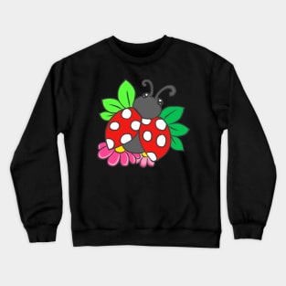 Ladybug Adoniskäfer cockchafer lucky ladybug luck Crewneck Sweatshirt